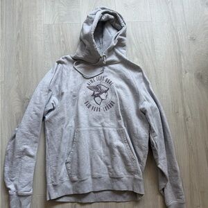 Aime Leon Dore Light Gray Graphic Hoodie